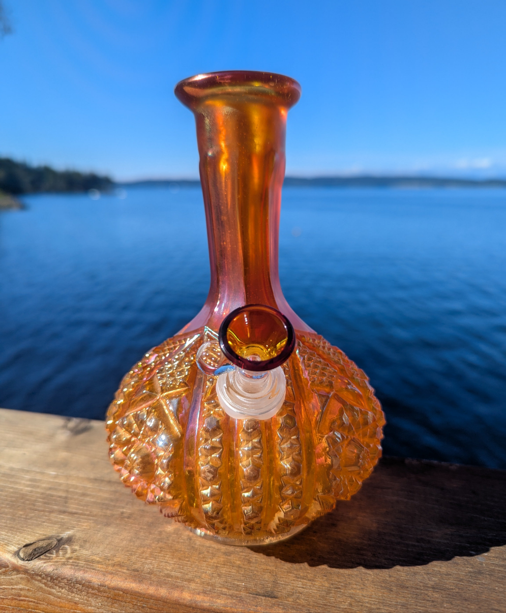 Marigold imperial carnival glass