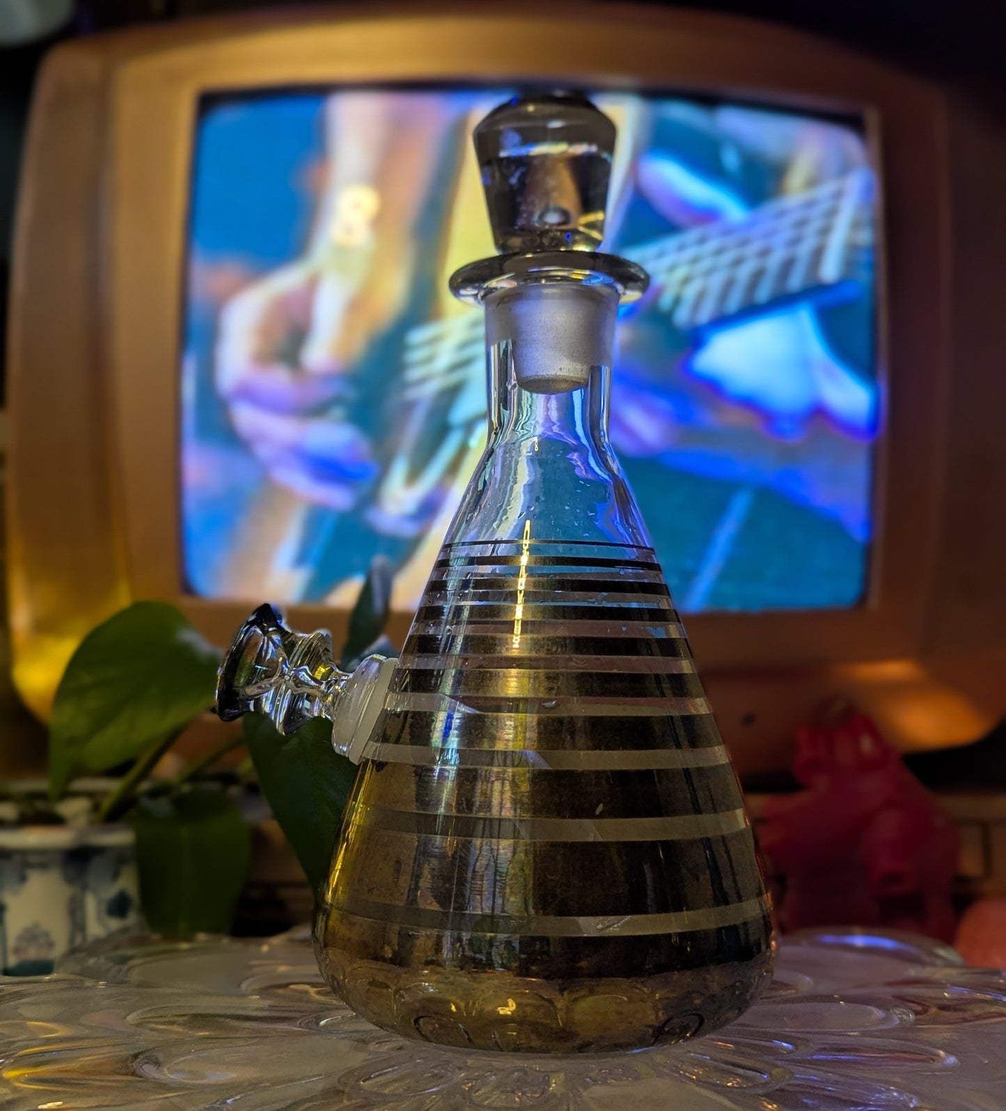 Metallic decanter