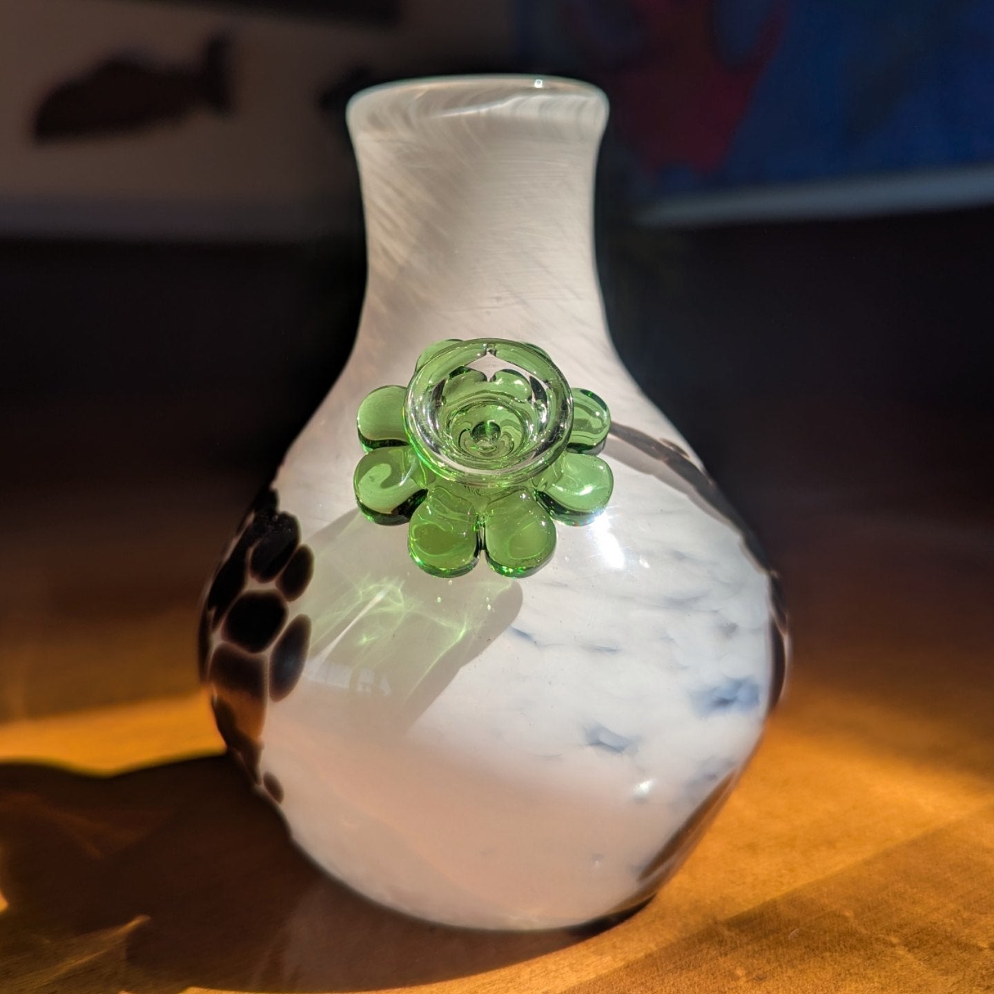 Small glass vase