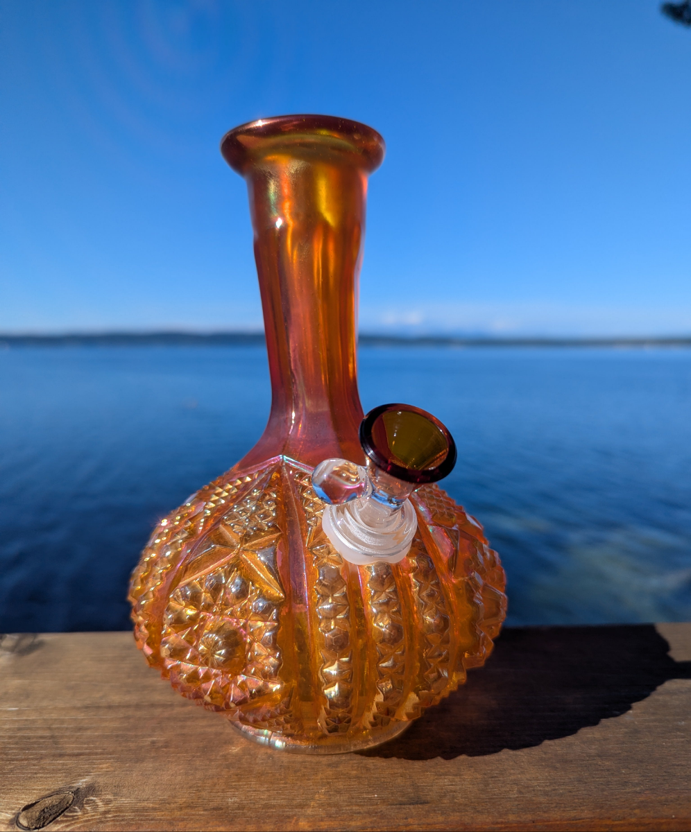 Marigold imperial carnival glass