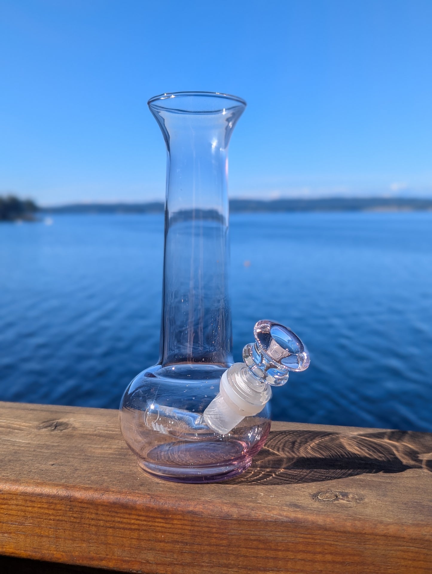 Pink vintage vase