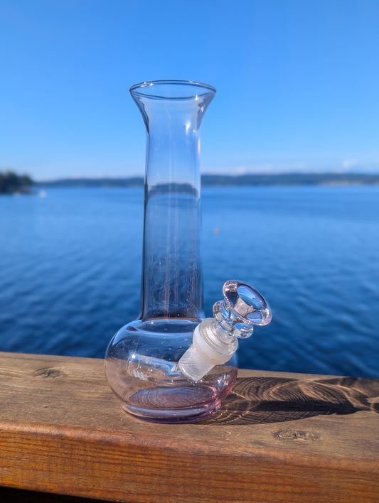 Pink vintage vase