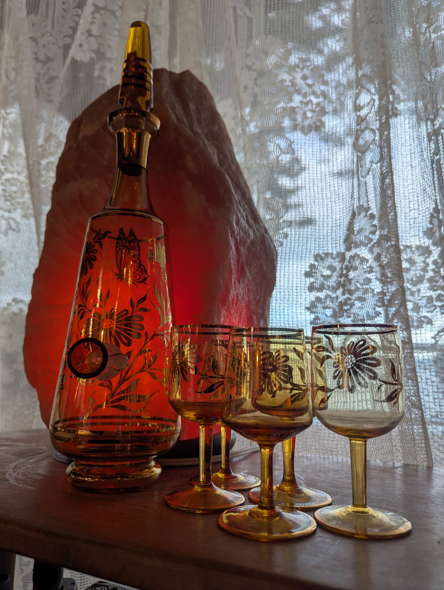 Mid-century Bohemian decanter