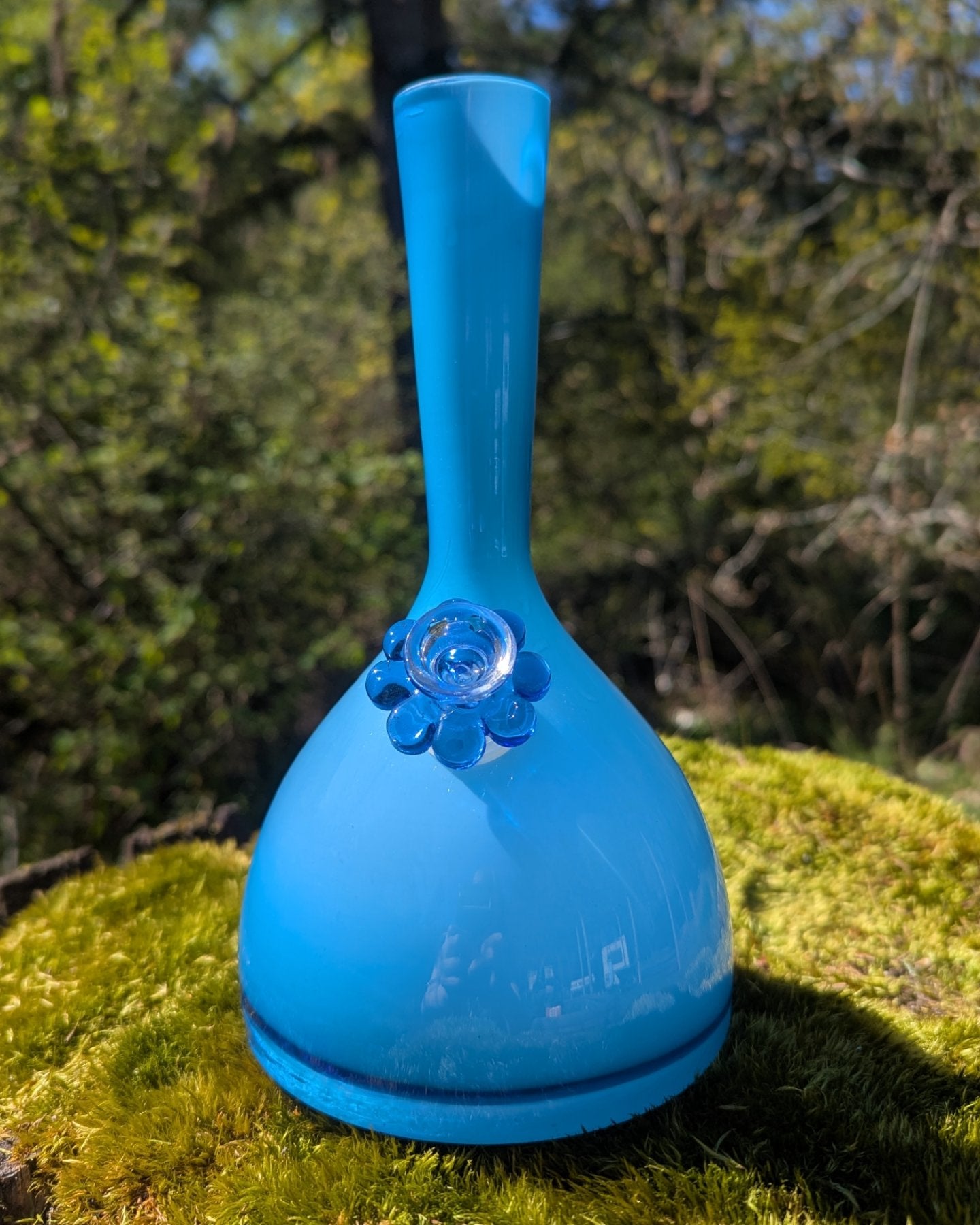 Holmegaard cased glass vase