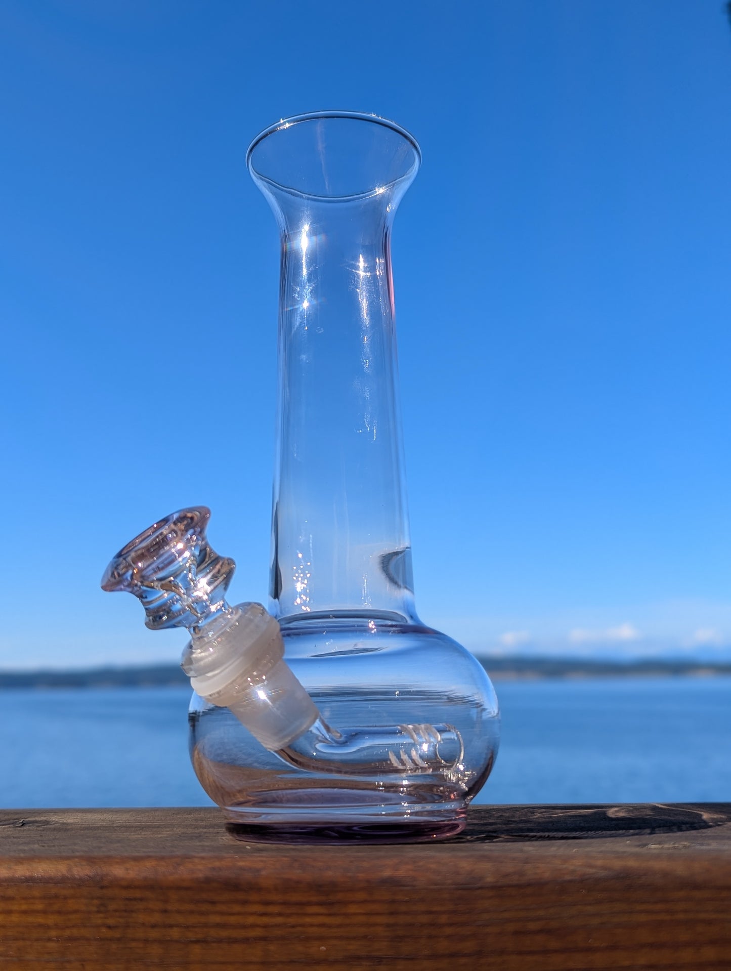 Pink vintage vase