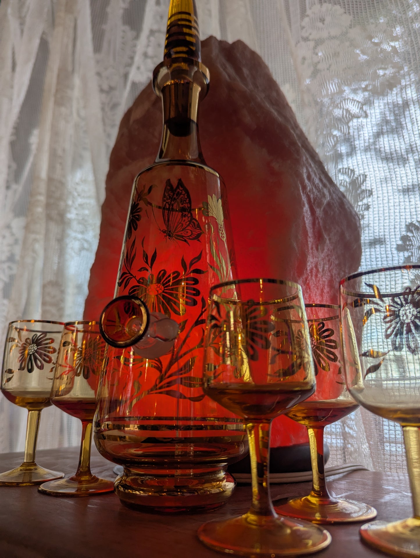 Mid-century Bohemian decanter