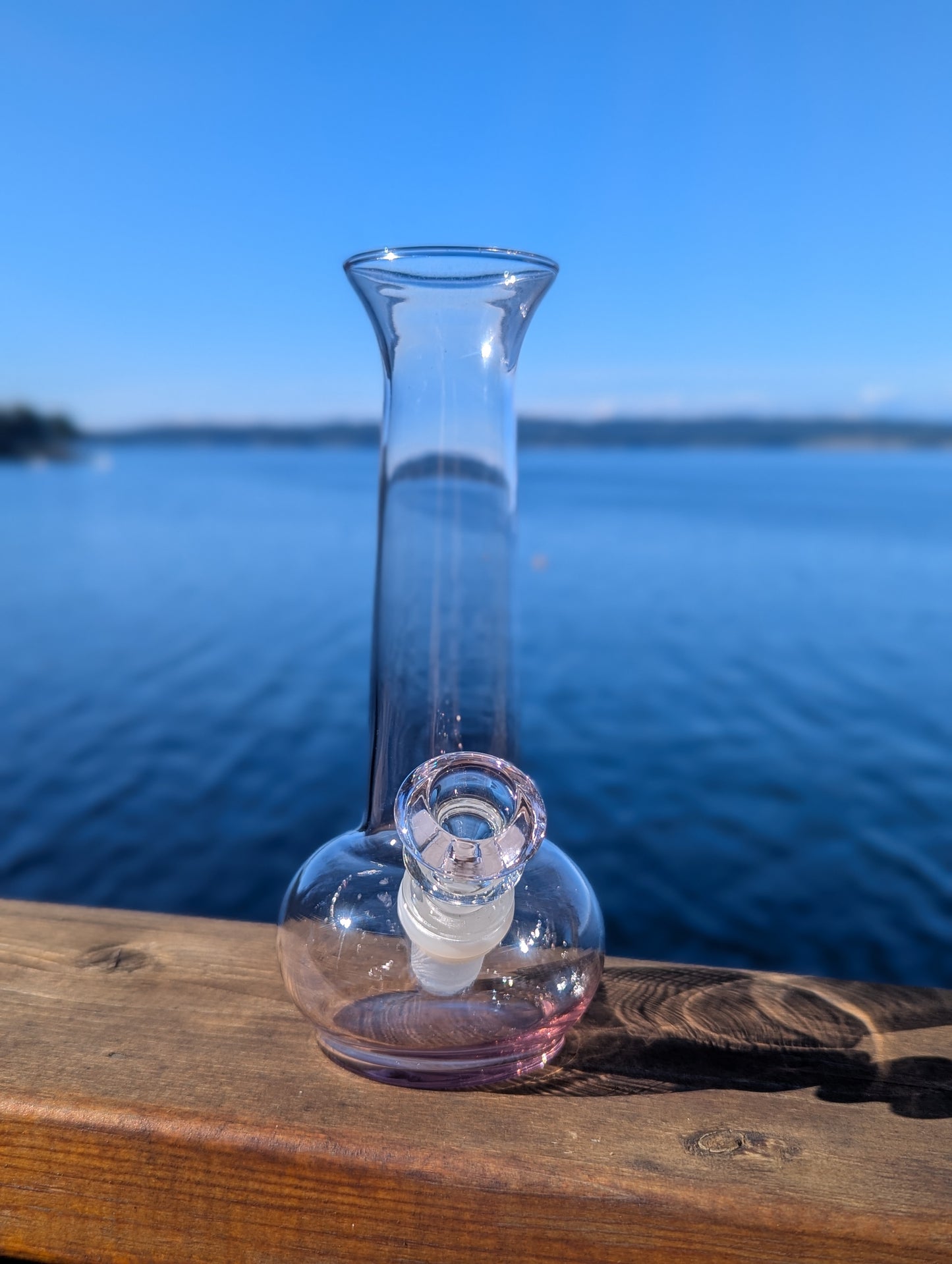 Pink vintage vase