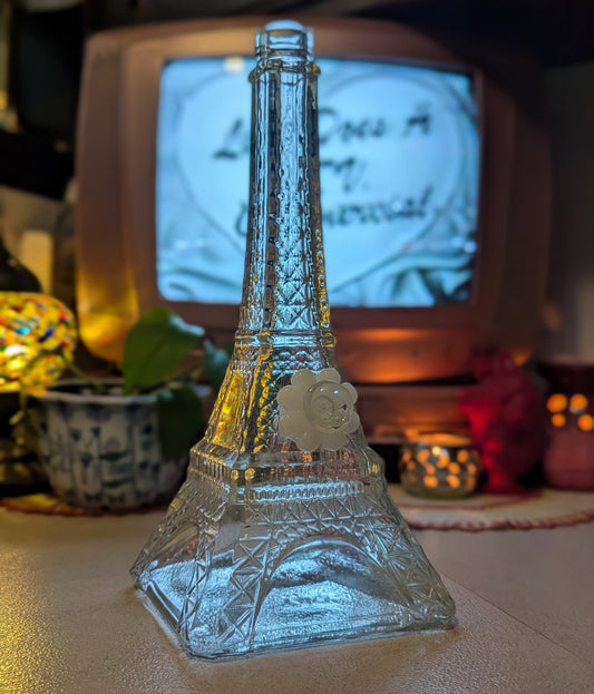 Eiffel Tower brandy bottle
