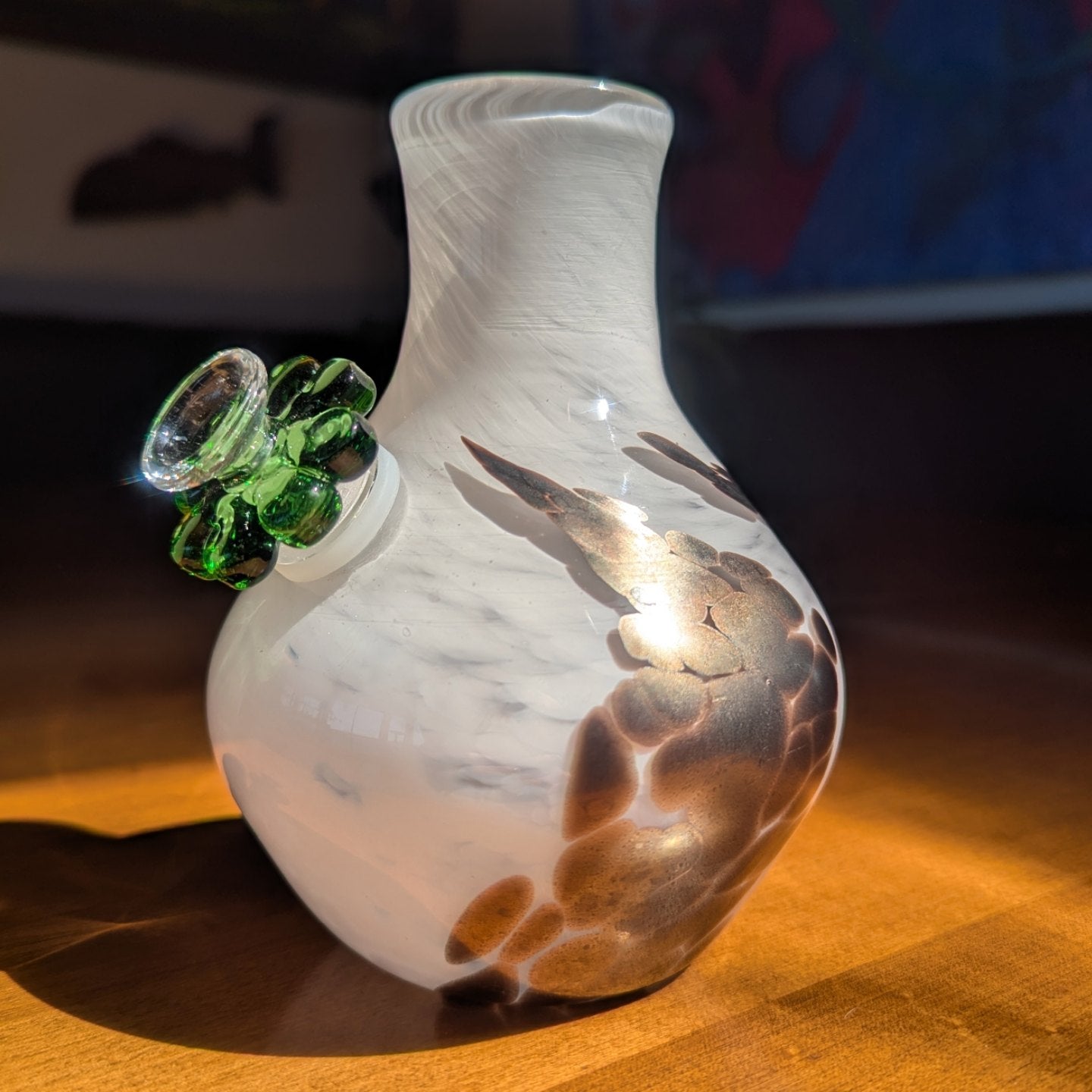 Small glass vase