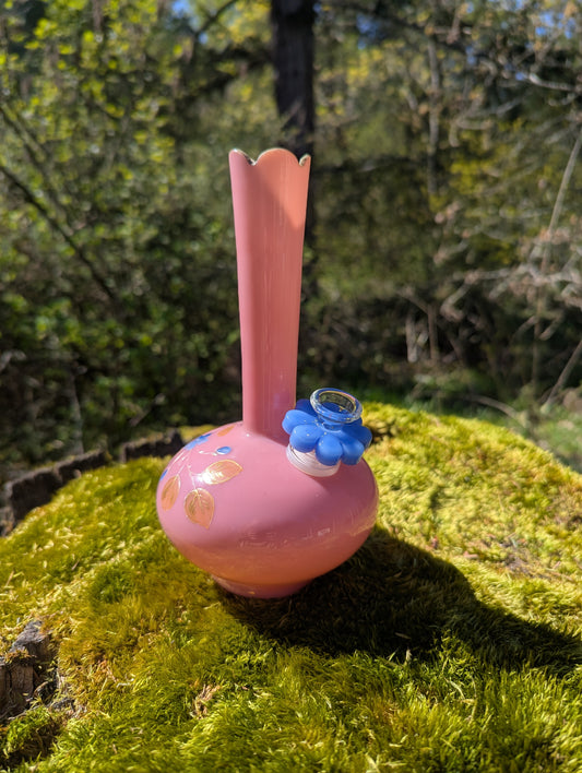Victorian opaline bud vase